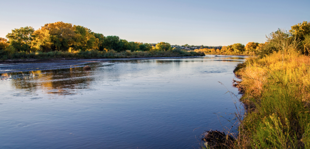 Rio Grande River, Changing leaves in Fall