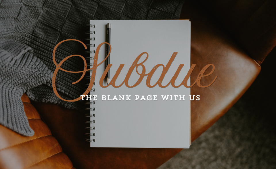 Subdue the blank page with us