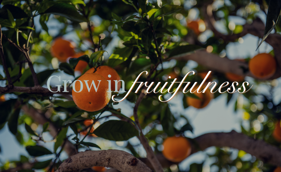 Grow in fruitfulness